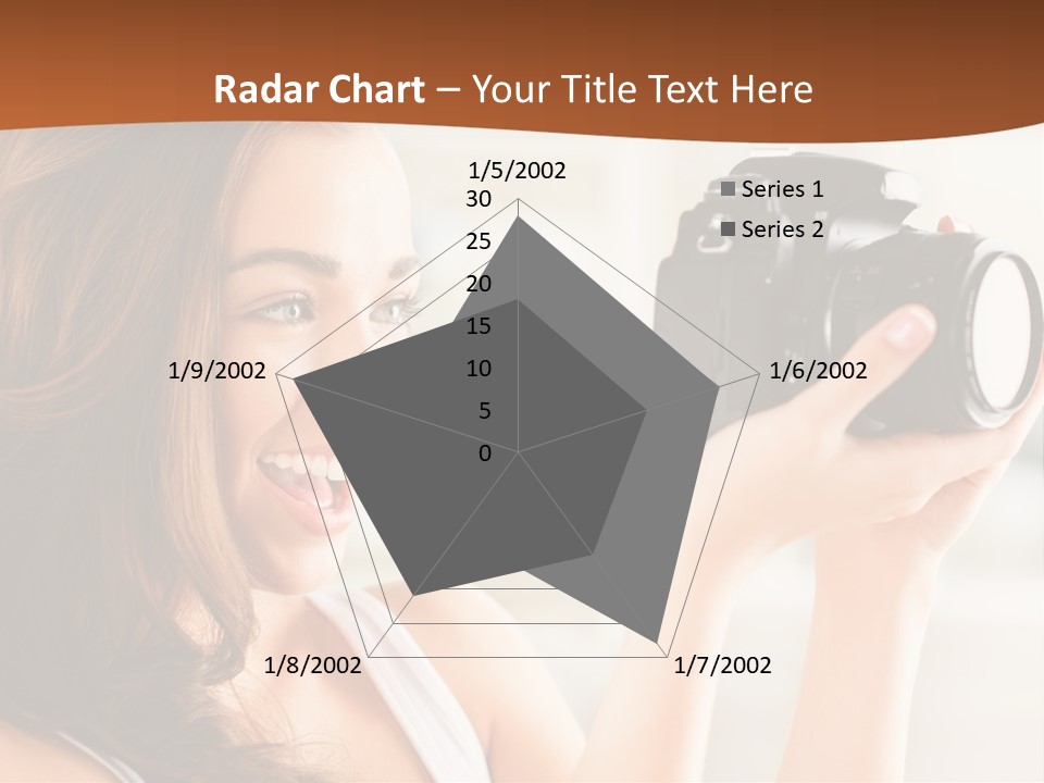Attractive Comfortable Portrait PowerPoint Template
