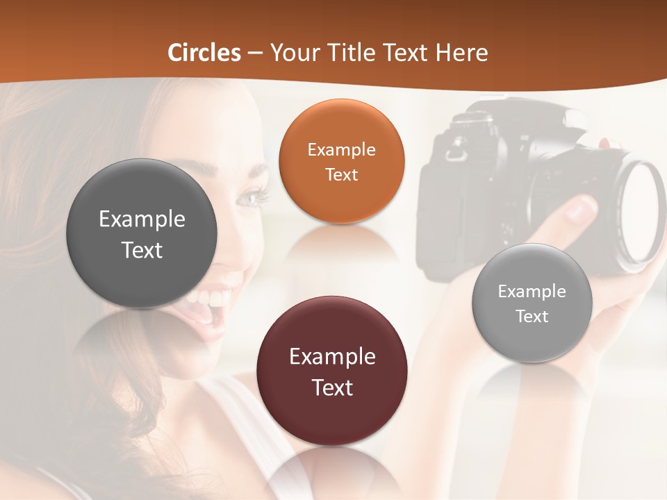 Attractive Comfortable Portrait PowerPoint Template