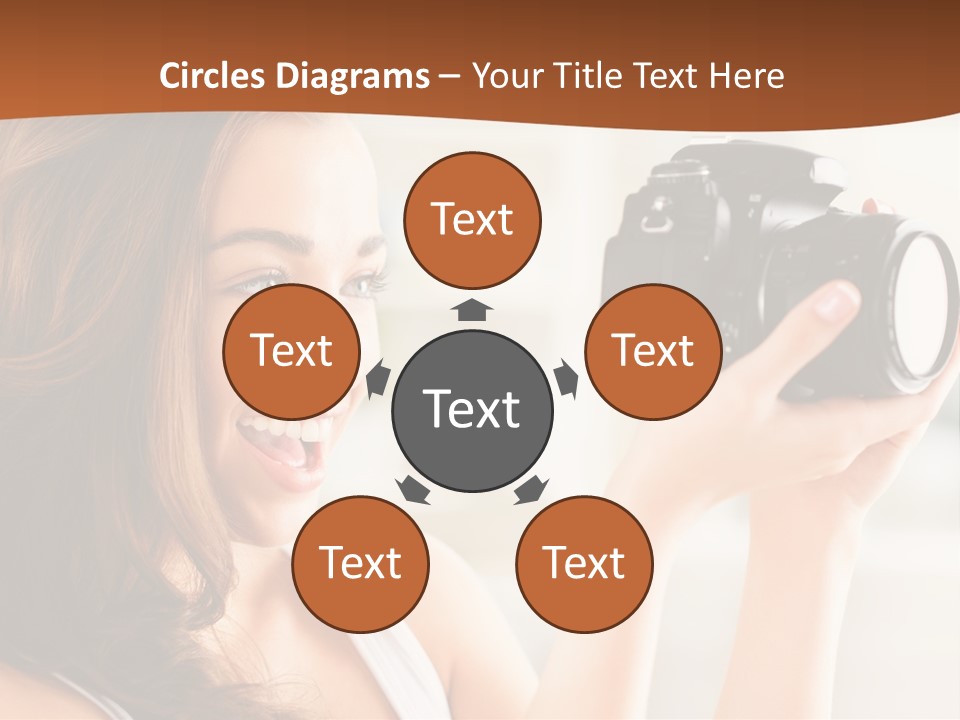 Attractive Comfortable Portrait PowerPoint Template