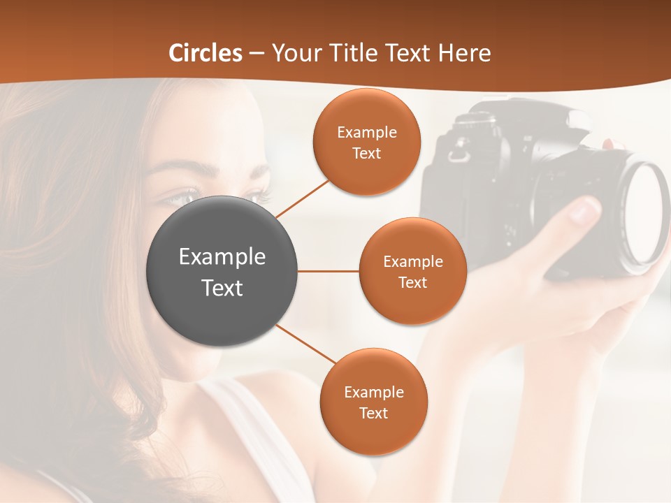 Attractive Comfortable Portrait PowerPoint Template