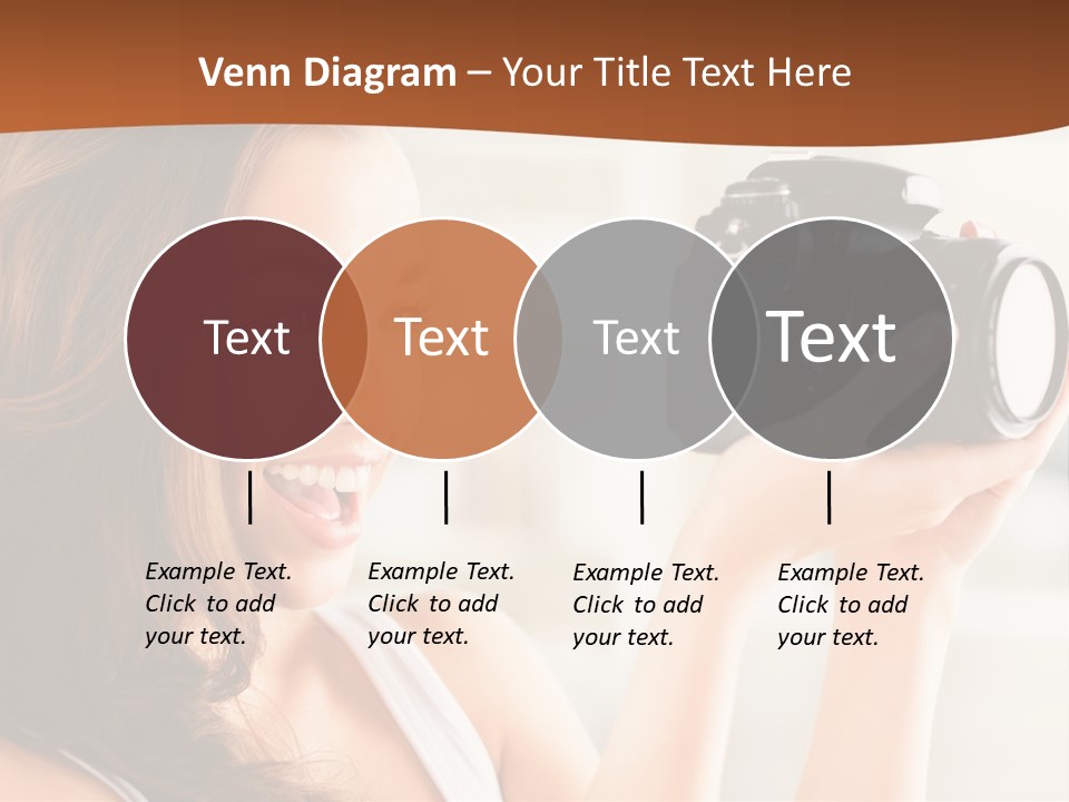 Attractive Comfortable Portrait PowerPoint Template