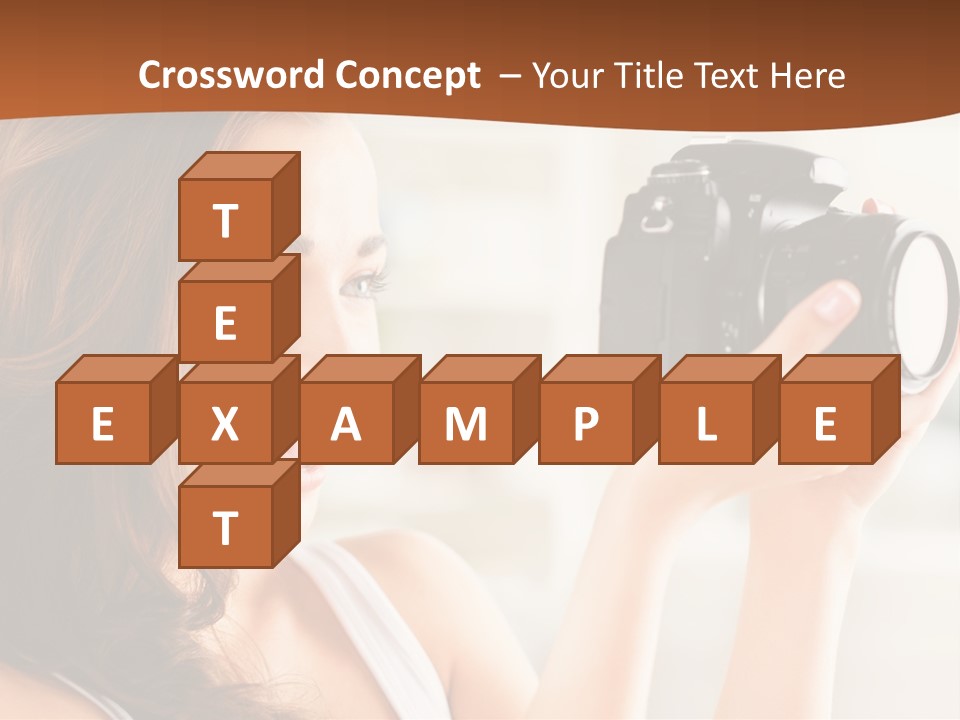 Attractive Comfortable Portrait PowerPoint Template