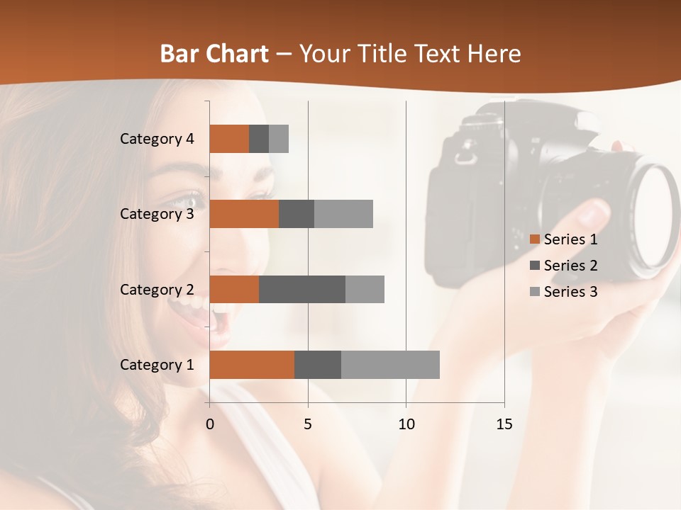 Attractive Comfortable Portrait PowerPoint Template