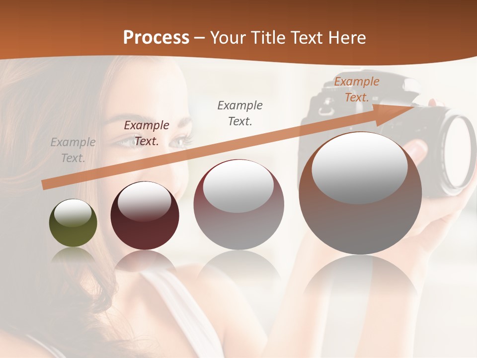 Attractive Comfortable Portrait PowerPoint Template