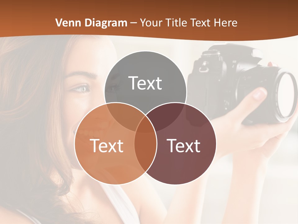 Attractive Comfortable Portrait PowerPoint Template