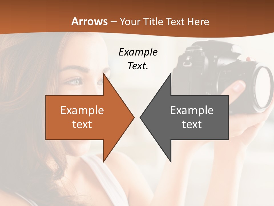 Attractive Comfortable Portrait PowerPoint Template