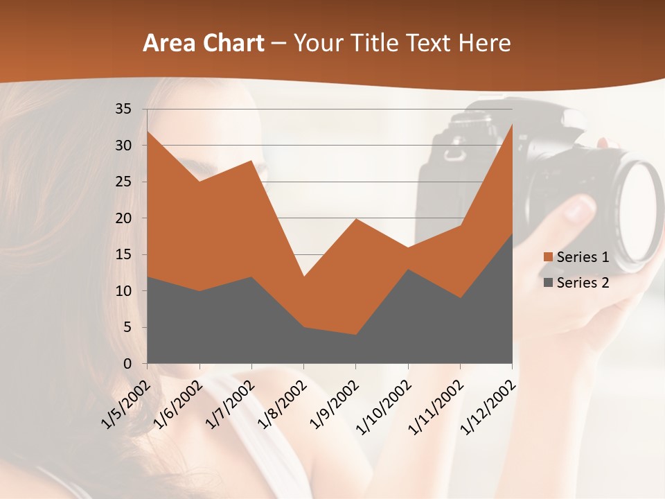 Attractive Comfortable Portrait PowerPoint Template