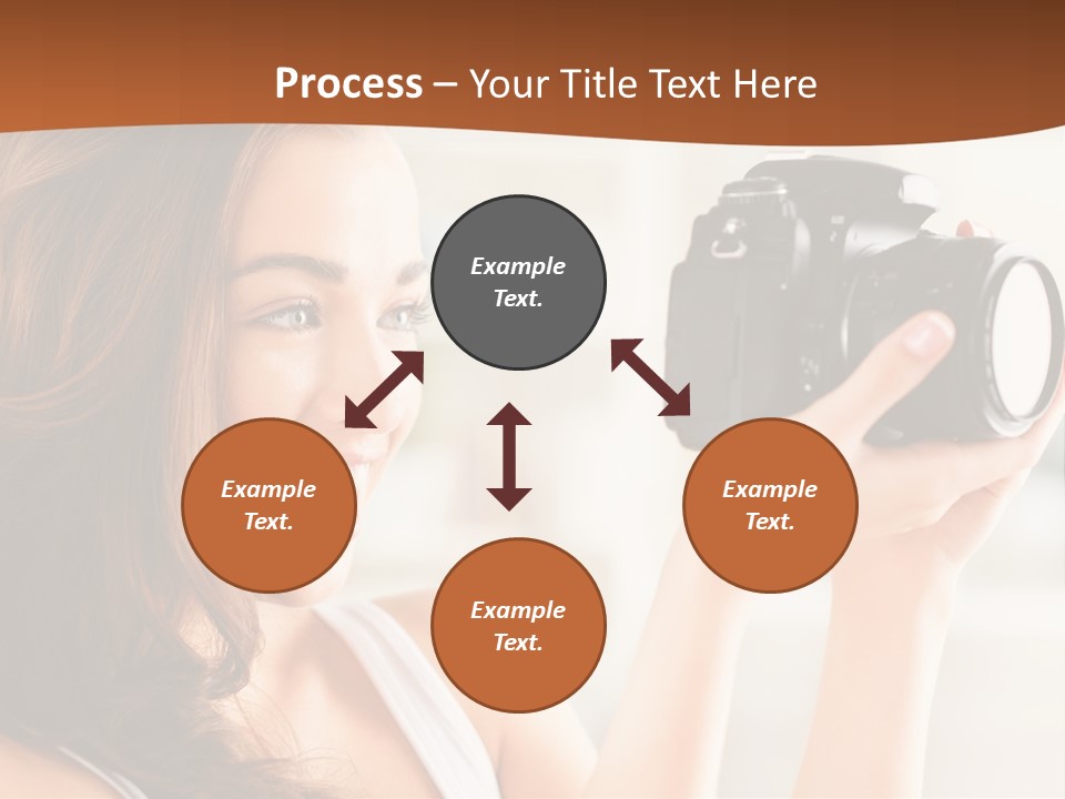 Attractive Comfortable Portrait PowerPoint Template