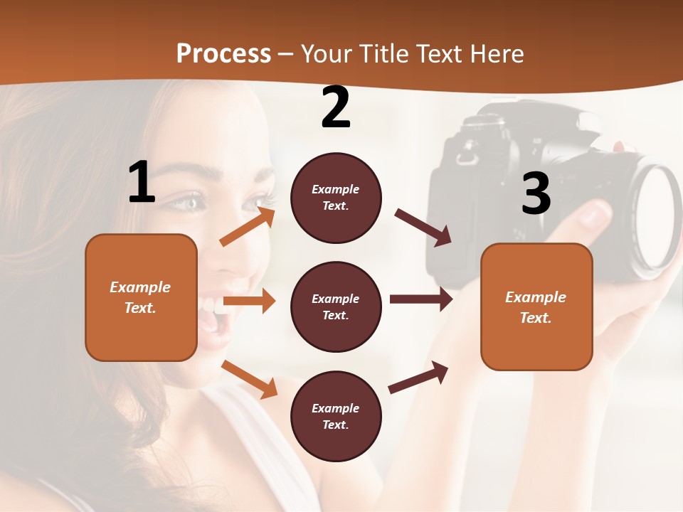 Attractive Comfortable Portrait PowerPoint Template