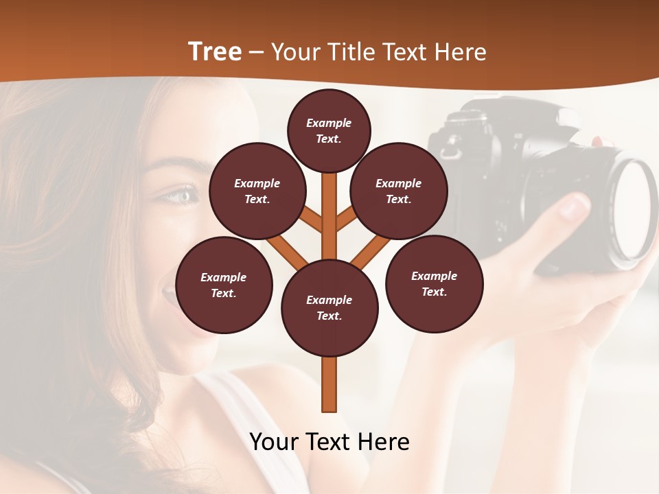 Attractive Comfortable Portrait PowerPoint Template