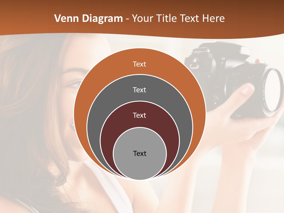 Attractive Comfortable Portrait PowerPoint Template