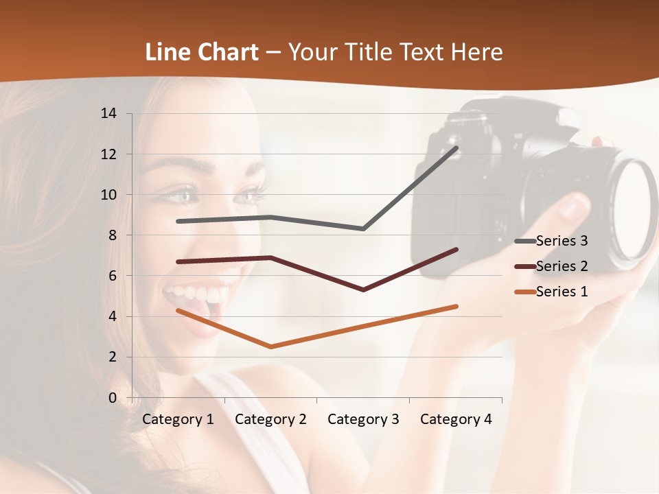 Attractive Comfortable Portrait PowerPoint Template