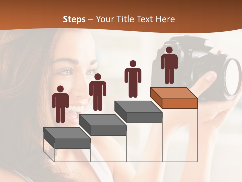 Attractive Comfortable Portrait PowerPoint Template