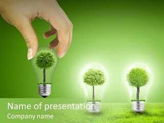 Grass Good Environment PowerPoint Template