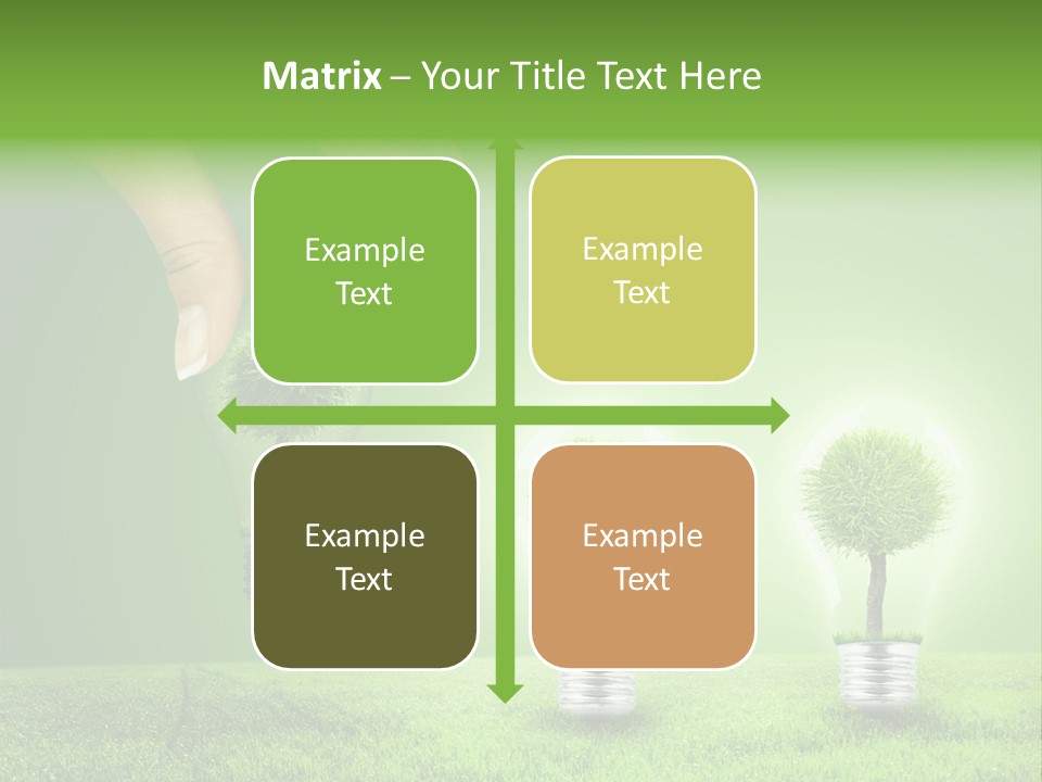 Grass Good Environment PowerPoint Template