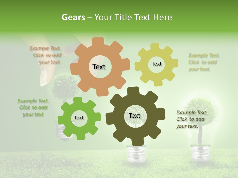 Grass Good Environment PowerPoint Template