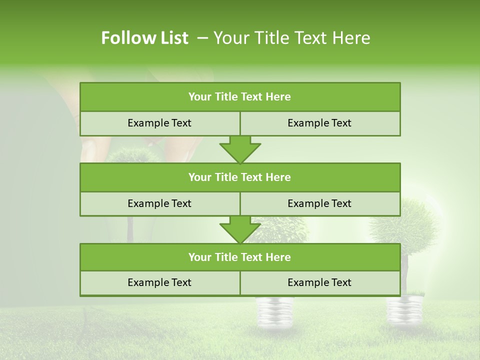 Grass Good Environment PowerPoint Template