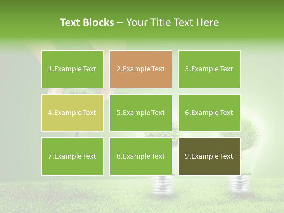 Grass Good Environment PowerPoint Template