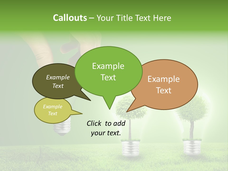Grass Good Environment PowerPoint Template
