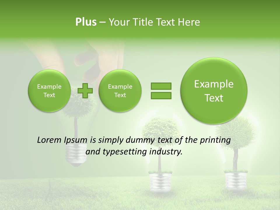 Grass Good Environment PowerPoint Template