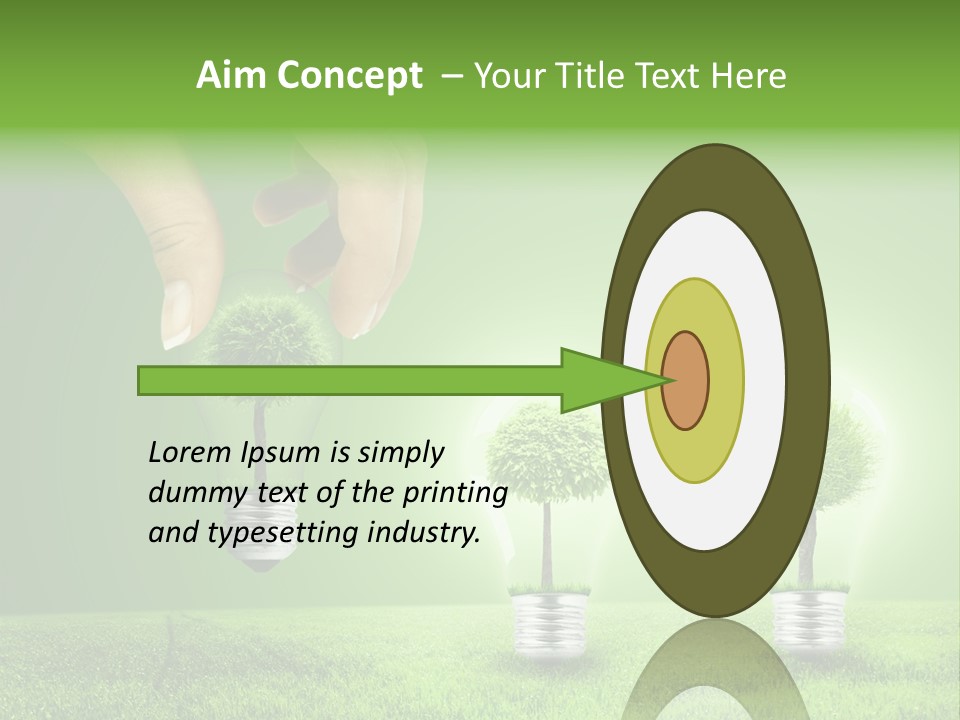 Grass Good Environment PowerPoint Template