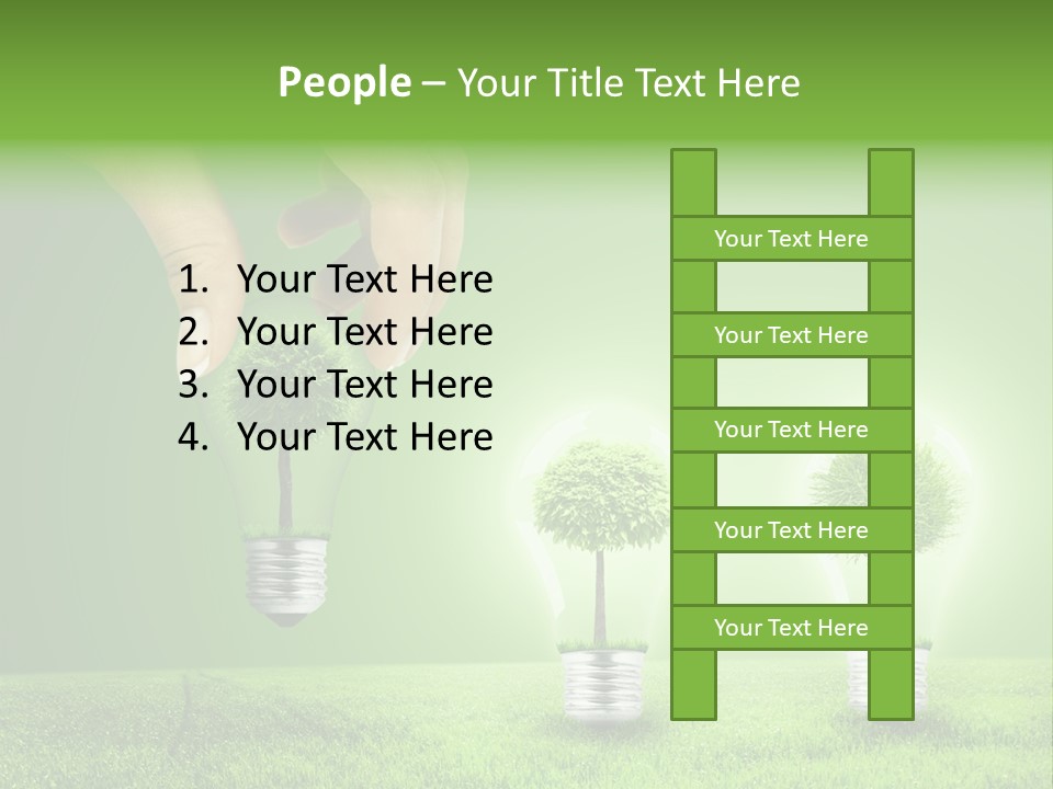 Grass Good Environment PowerPoint Template