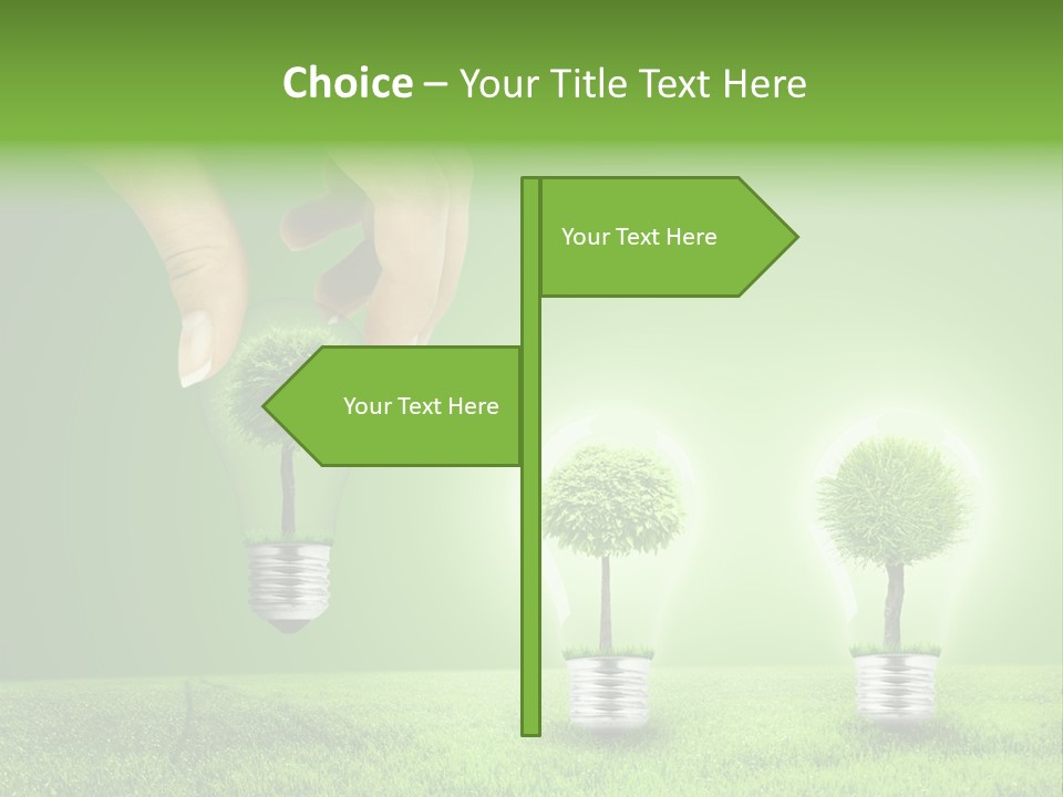 Grass Good Environment PowerPoint Template