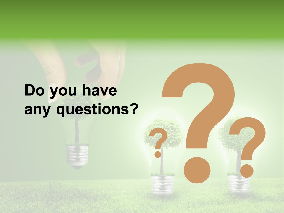 Grass Good Environment PowerPoint Template