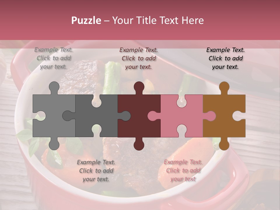 Thailand Steak Healthy PowerPoint Template