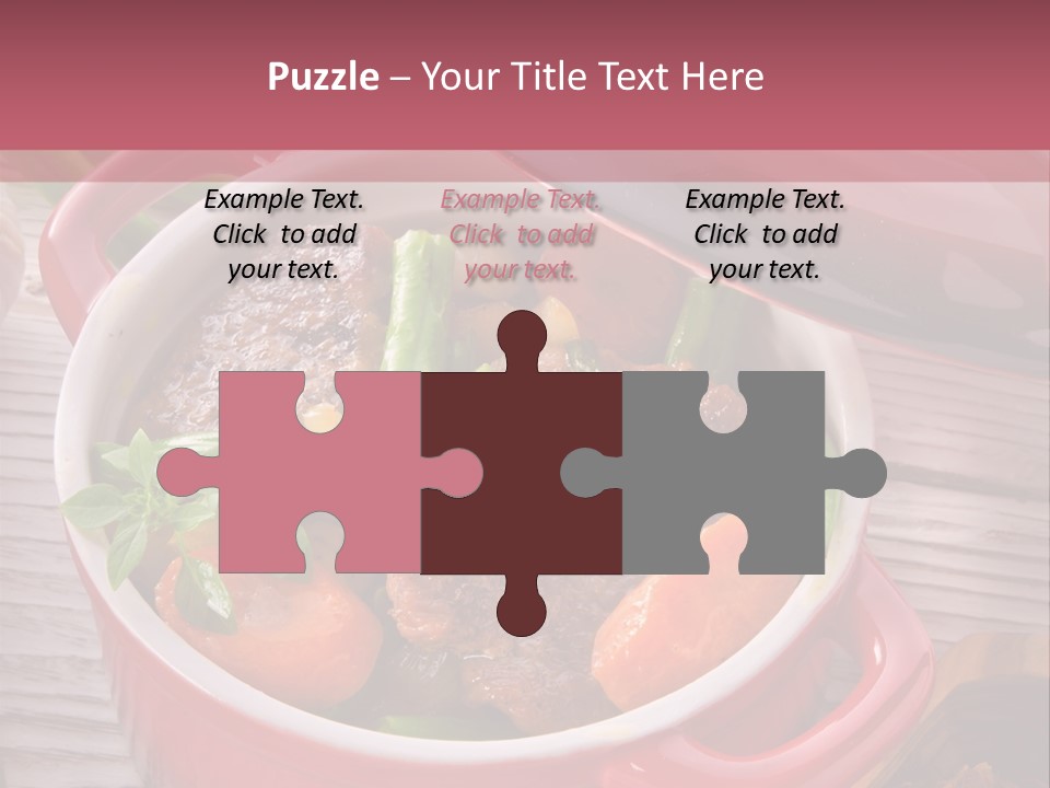 Thailand Steak Healthy PowerPoint Template