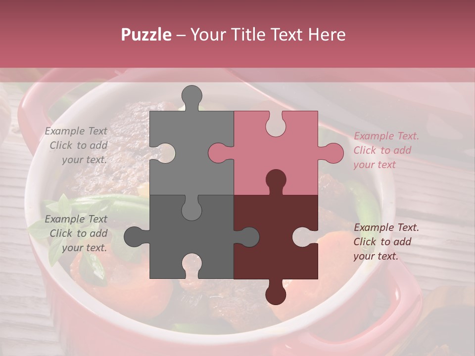 Thailand Steak Healthy PowerPoint Template