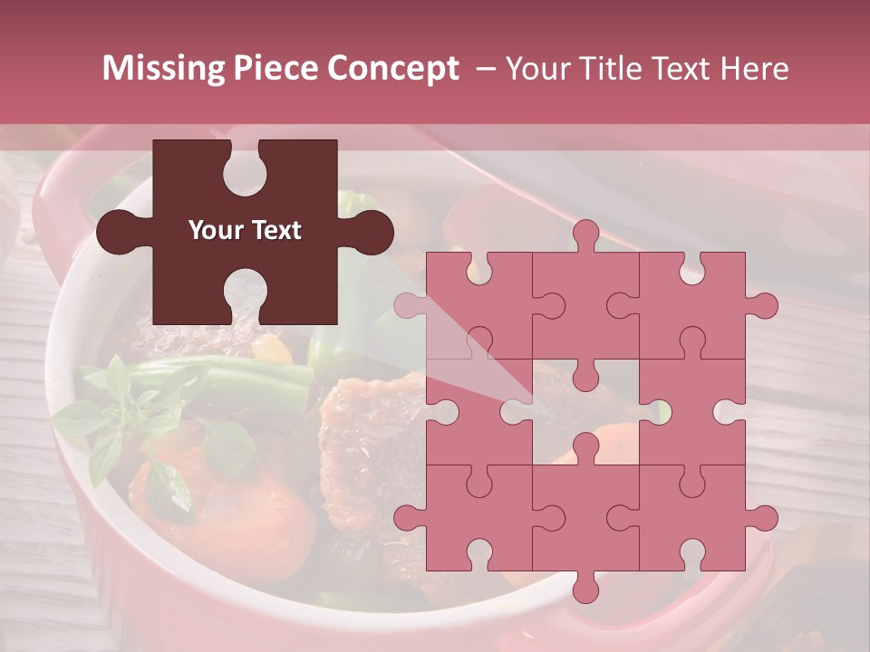 Thailand Steak Healthy PowerPoint Template