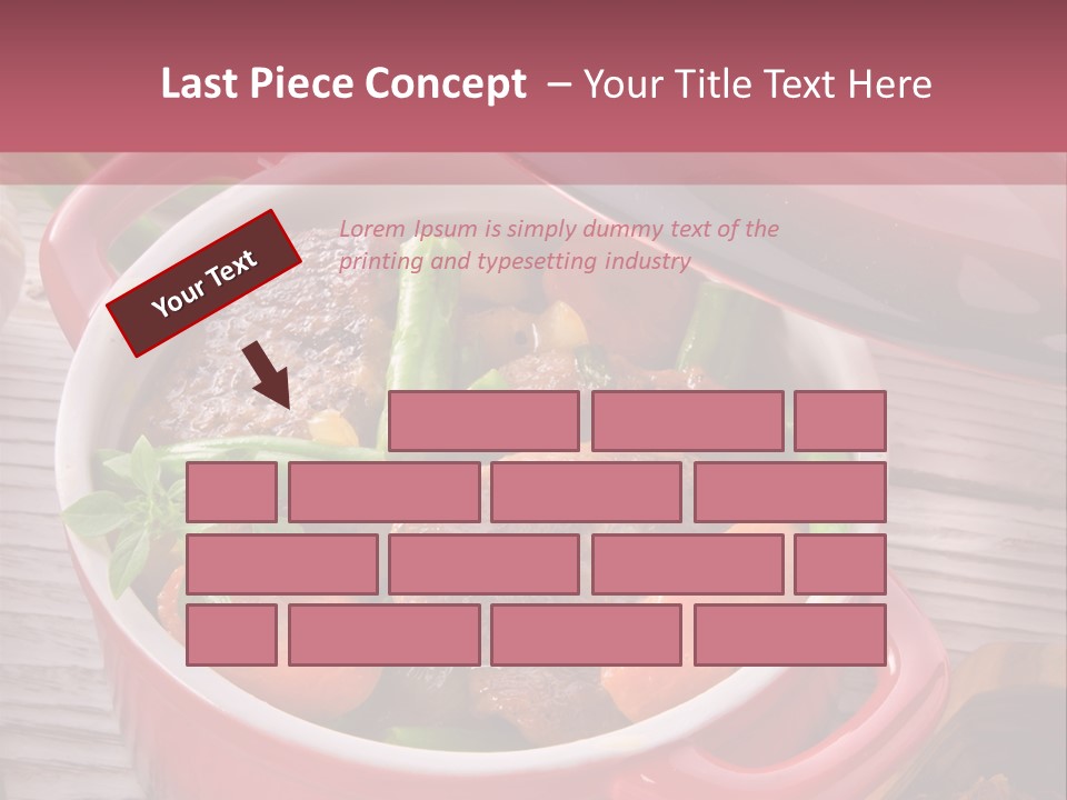 Thailand Steak Healthy PowerPoint Template