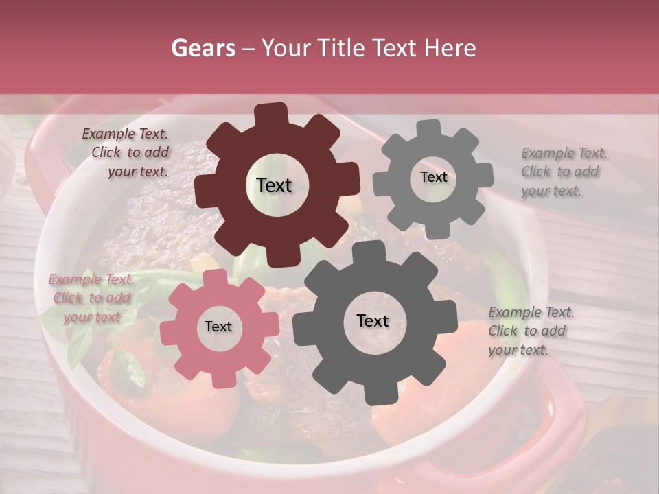 Thailand Steak Healthy PowerPoint Template