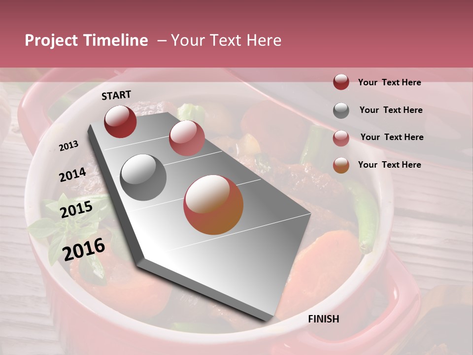 Thailand Steak Healthy PowerPoint Template