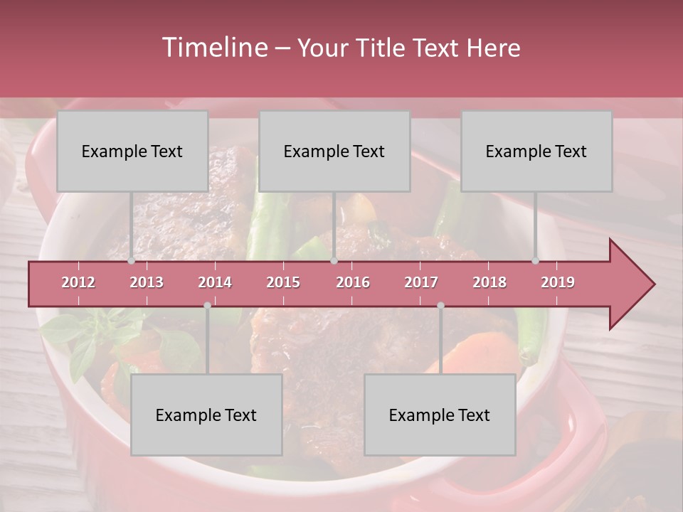 Thailand Steak Healthy PowerPoint Template