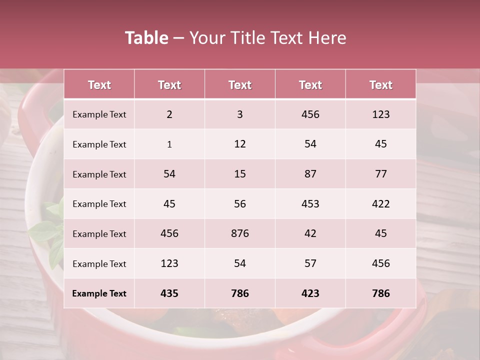Thailand Steak Healthy PowerPoint Template
