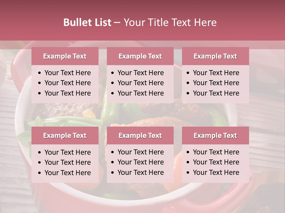 Thailand Steak Healthy PowerPoint Template