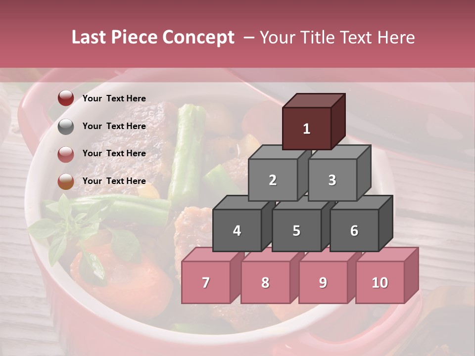 Thailand Steak Healthy PowerPoint Template