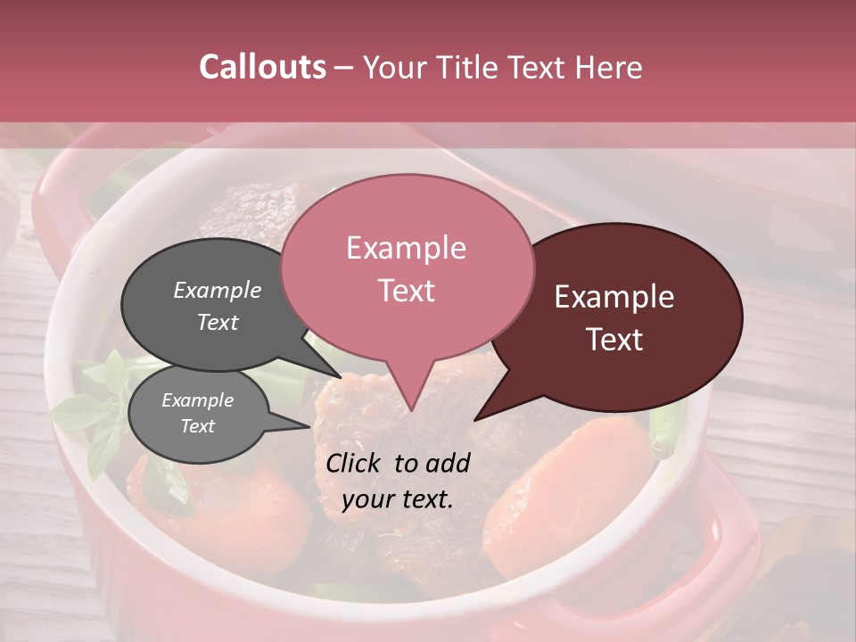 Thailand Steak Healthy PowerPoint Template