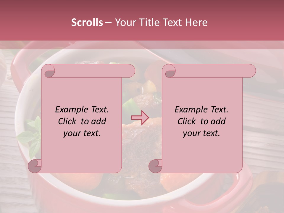Thailand Steak Healthy PowerPoint Template