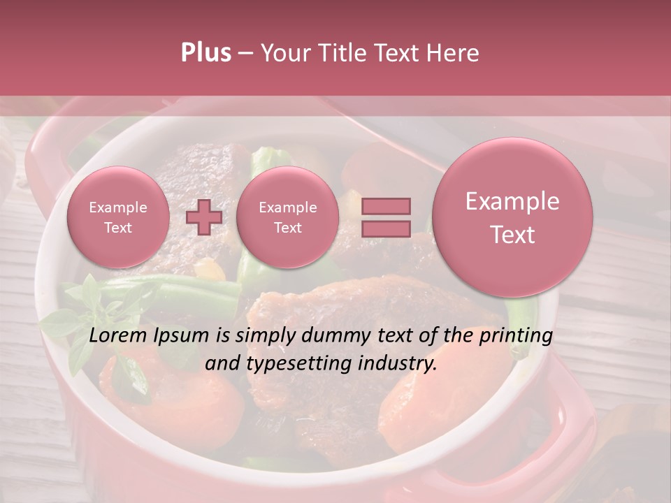 Thailand Steak Healthy PowerPoint Template