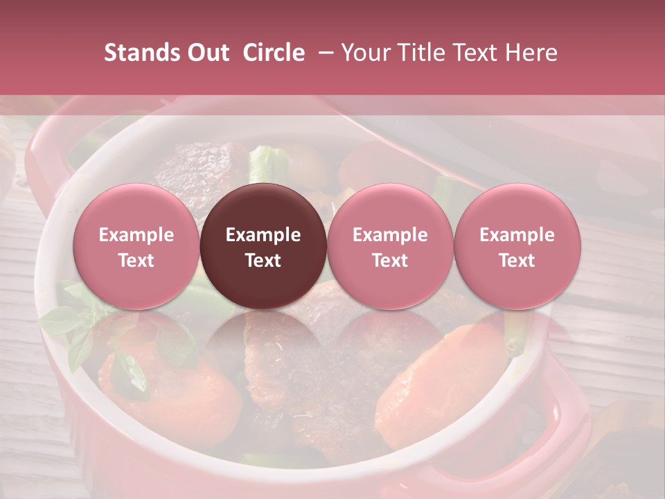 Thailand Steak Healthy PowerPoint Template