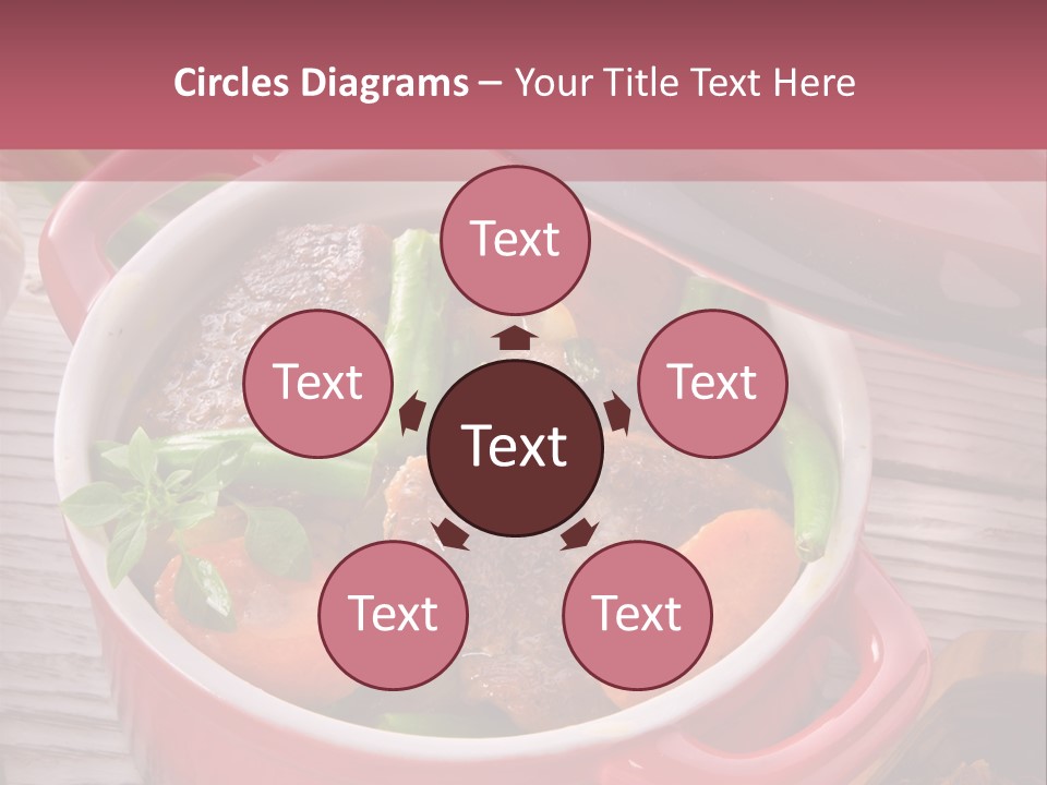 Thailand Steak Healthy PowerPoint Template