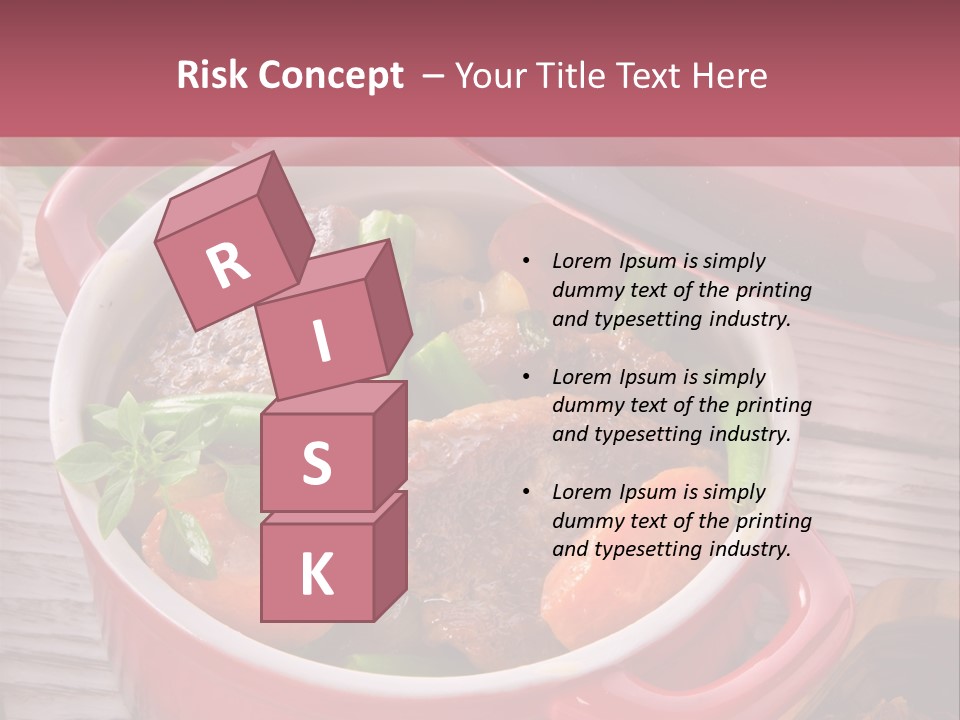 Thailand Steak Healthy PowerPoint Template