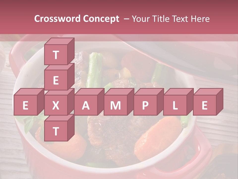 Thailand Steak Healthy PowerPoint Template