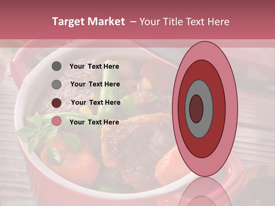 Thailand Steak Healthy PowerPoint Template