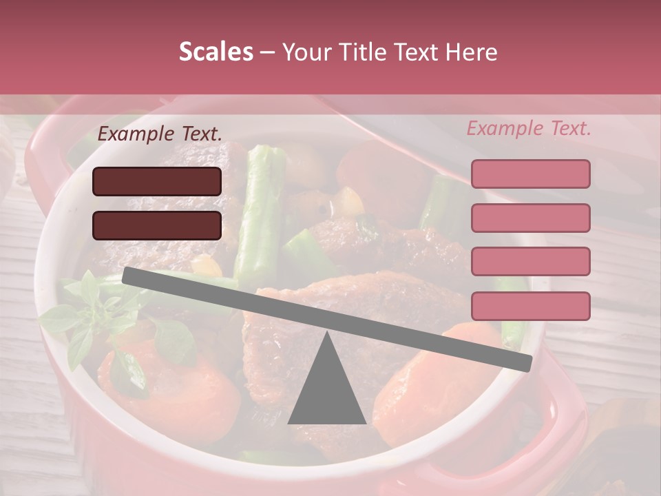 Thailand Steak Healthy PowerPoint Template