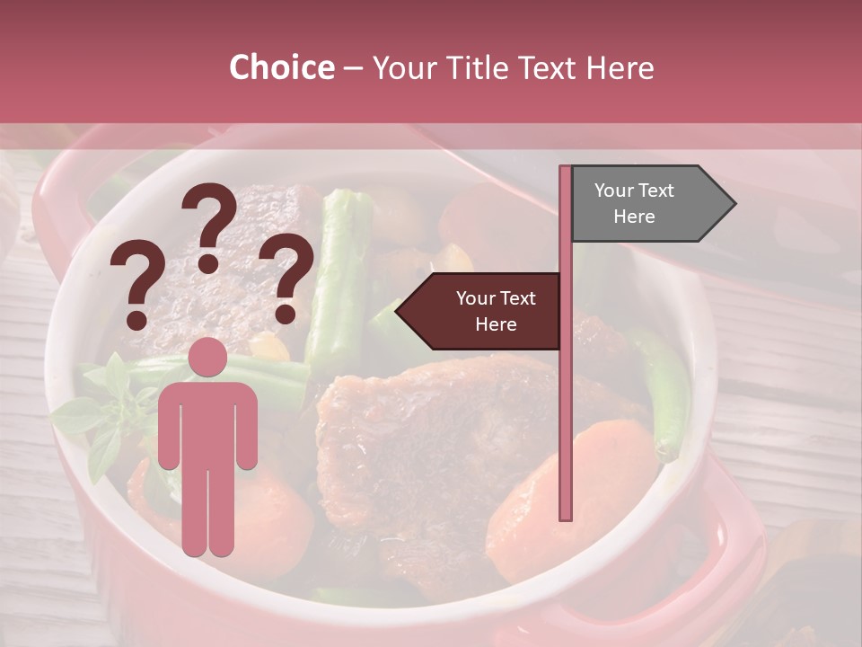 Thailand Steak Healthy PowerPoint Template