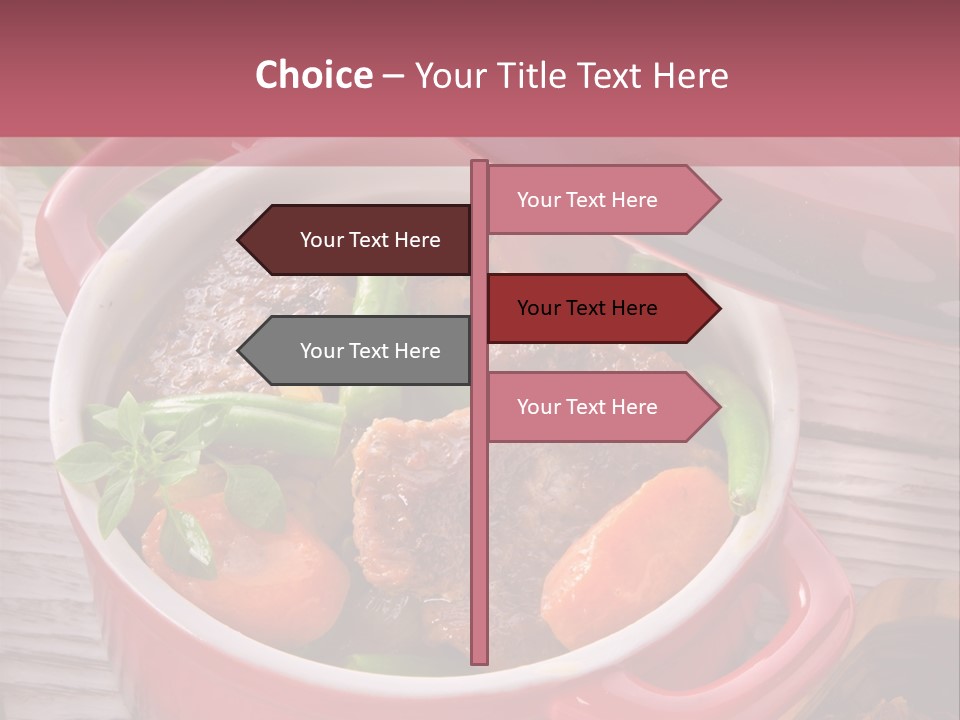 Thailand Steak Healthy PowerPoint Template